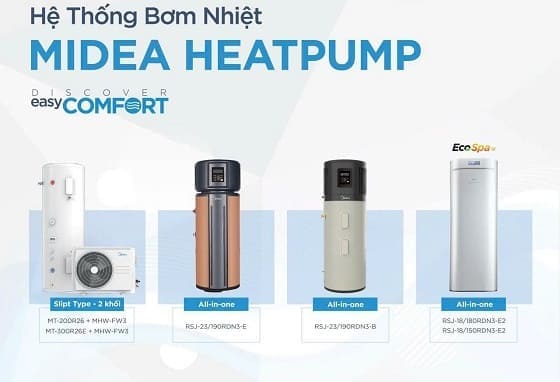 Máy bơm nhiệt Midea