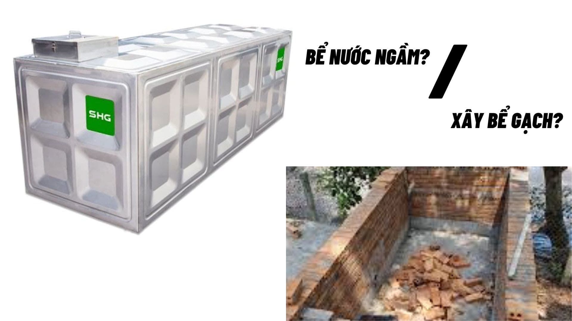 bể nước ngầm sơn hà 