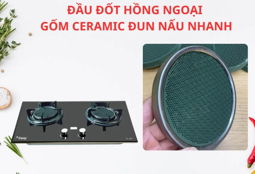 Bếp gas hồng ngoại Canzy CZ-68H