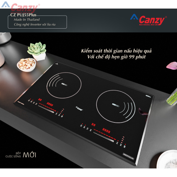 Bếp từ Canzy chế độ hẹn giờ