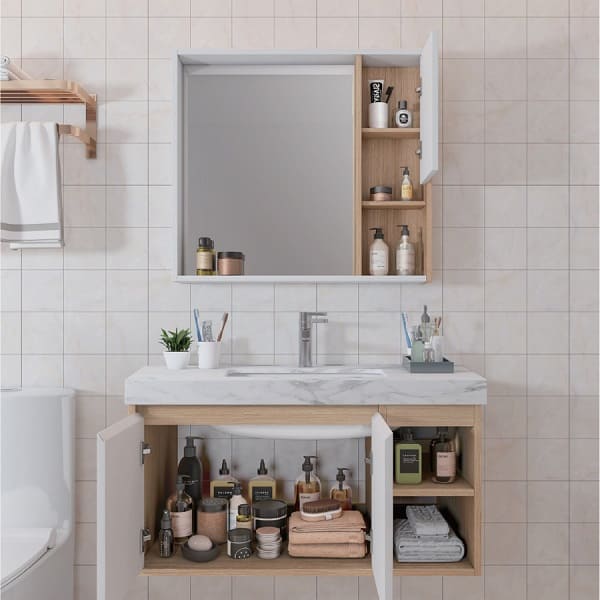 Bộ tủ chậu cao cấp Mowoen T-9567