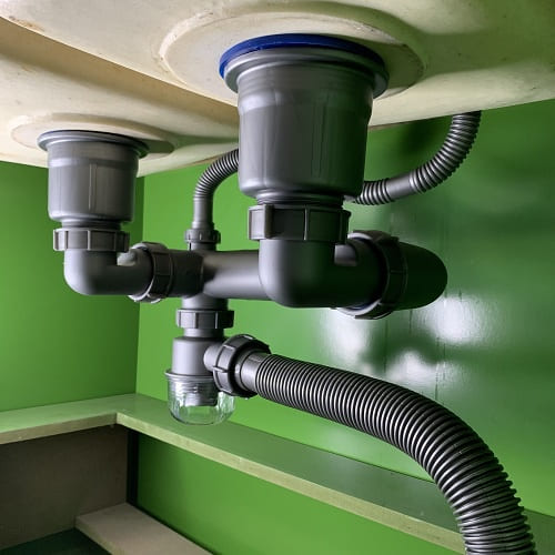 Bộ xả chậu rửa bát chậu sơn hà chất lượng