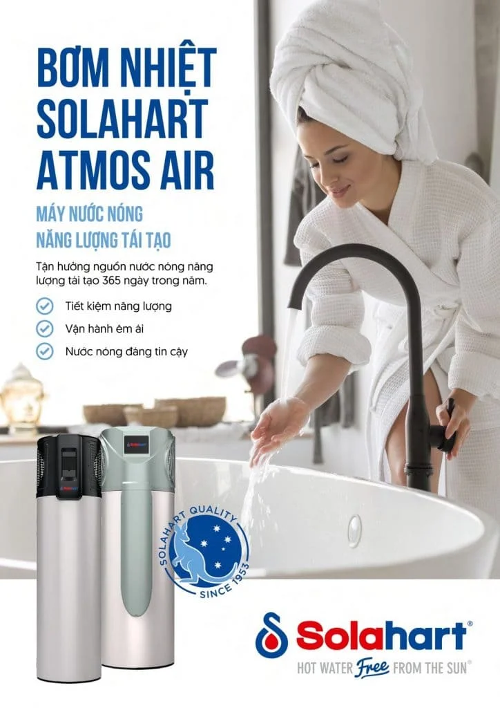 Máy bơm nhiệt Solahar Úc