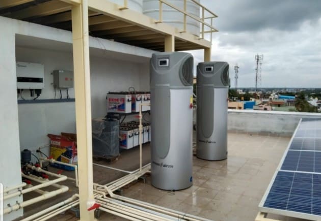 Bơm nhiệt solahart atmos air lắp đặt