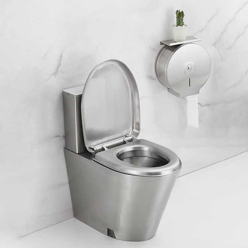 Bồn cầu 1 khối Inox cao cấp