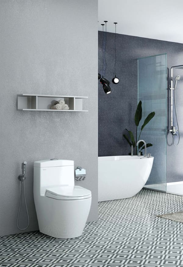 Bồn cầu 1 khối Viglacera V45