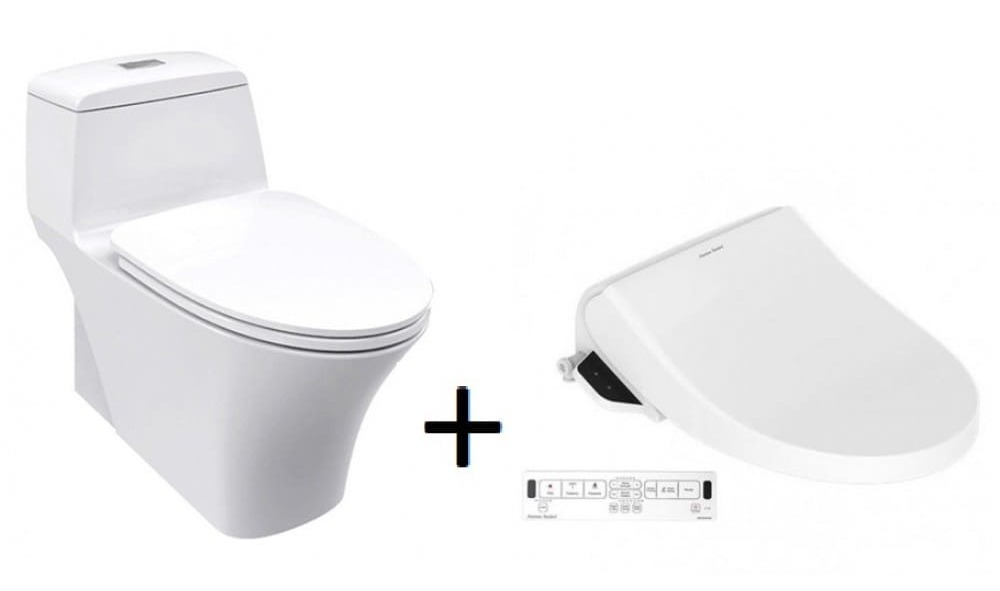 Bàn Cầu 1 Khối Nắp Rửa Cơ AMERICAN STANDARD VF-2010S