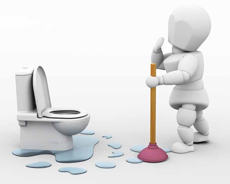 Bồn cầu bị rỉ nước