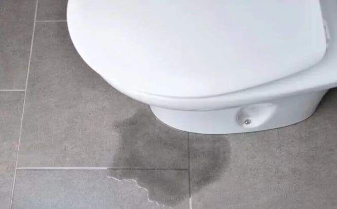 Bồn cầu bị nứt, rò rỉ nước âm thầm