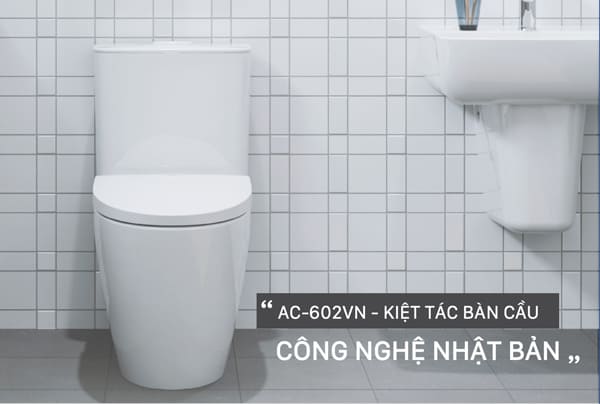 Bồn cầu Inax AC-602VN men sứ cao cấp