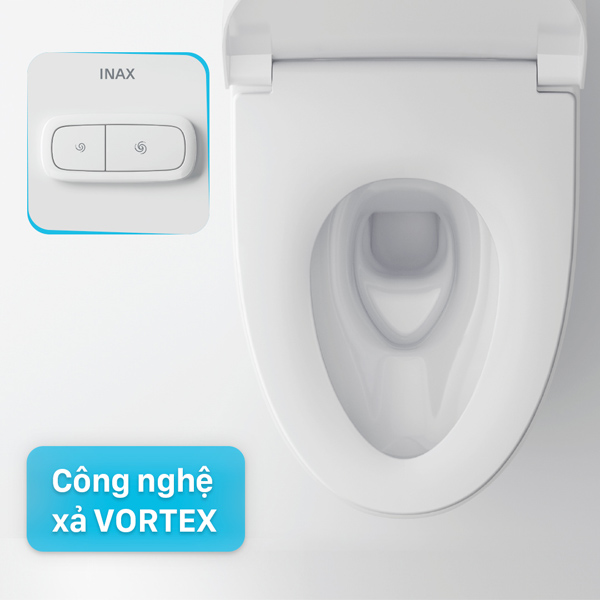 Bồn cầu inax AC-902VN Công nghệ xả Vortex
