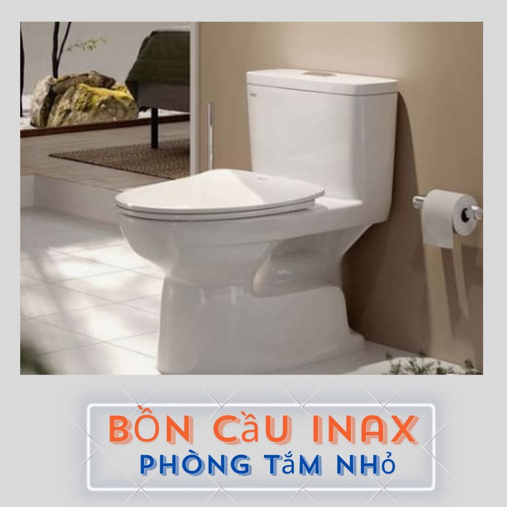 Bồn cầu inax cho phòng tắm nhỏ