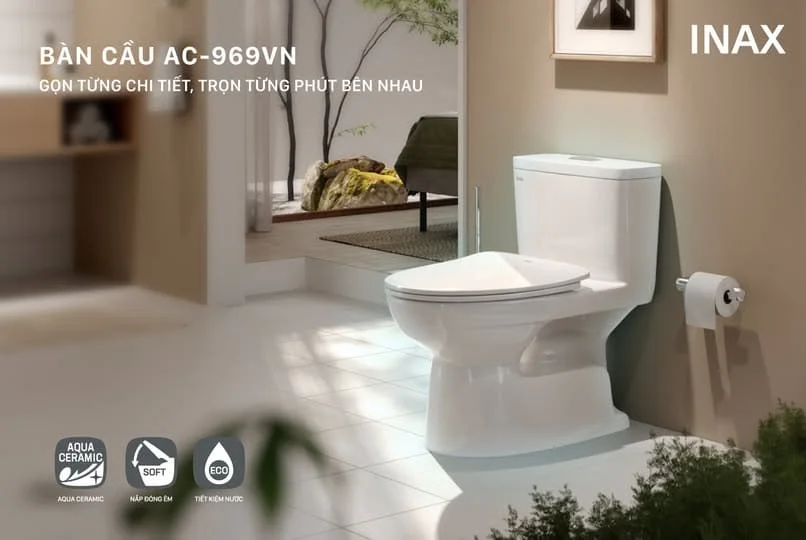  Bồn cầu INAX – Lựa chọn tinh tế mang đến sự sạch sẽ, tiện nghi đầu năm