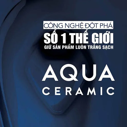 Bồn cầu Inax men Aqua Ceramic chống ố bẩn