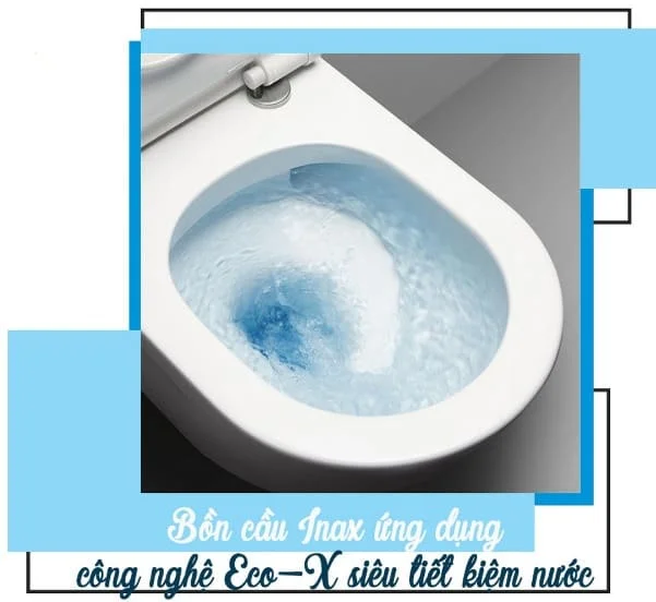 Bồn cầu inax tiết kiệm nước