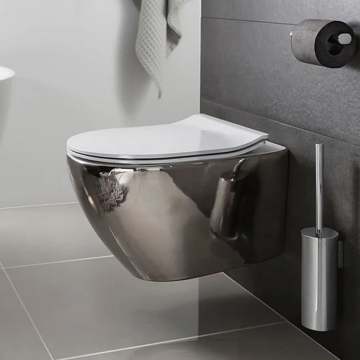 Bồn cầu Inox dễ dàng vệ sinh 