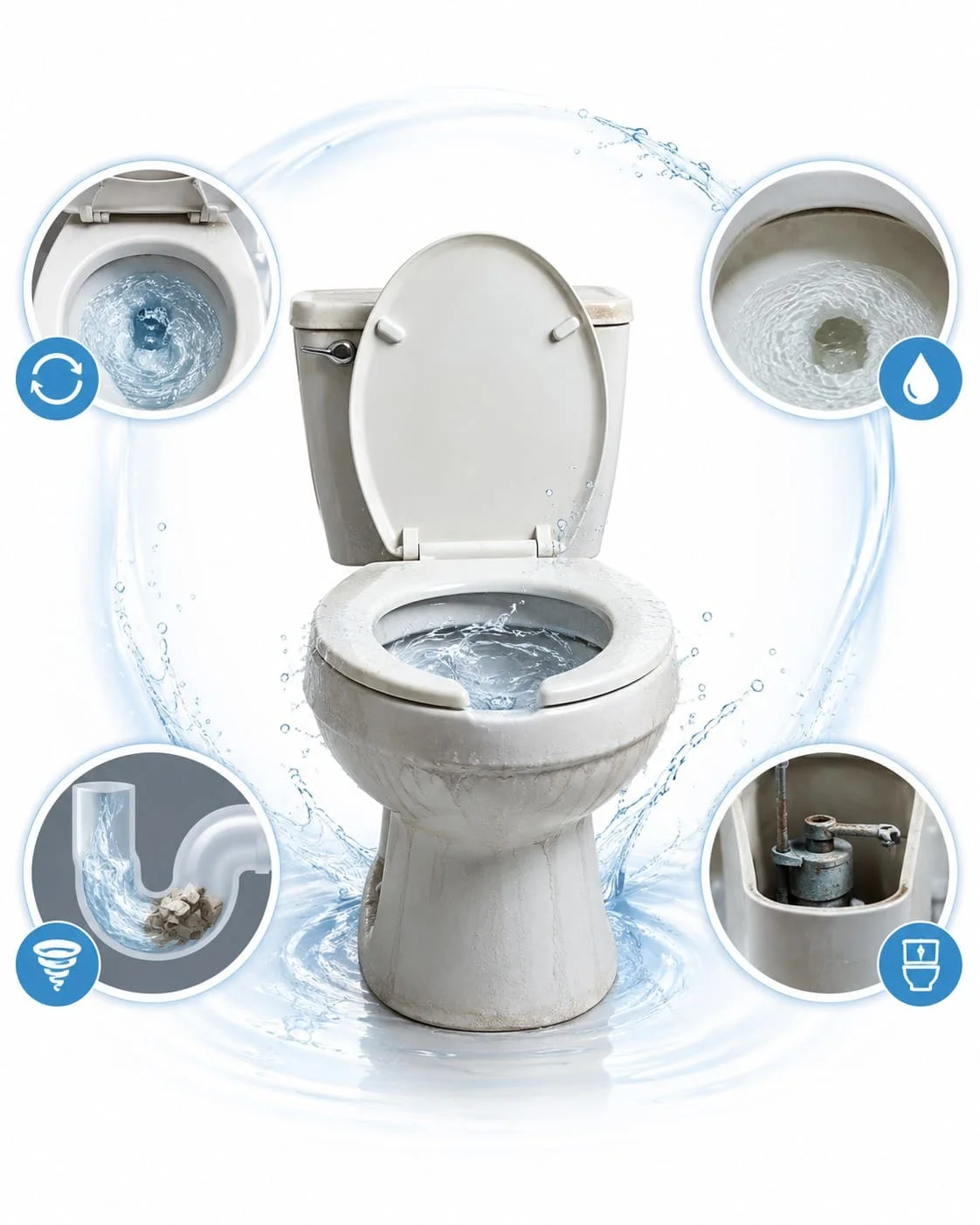 Bồn cầu thường xuyên bị tắc nghẽn