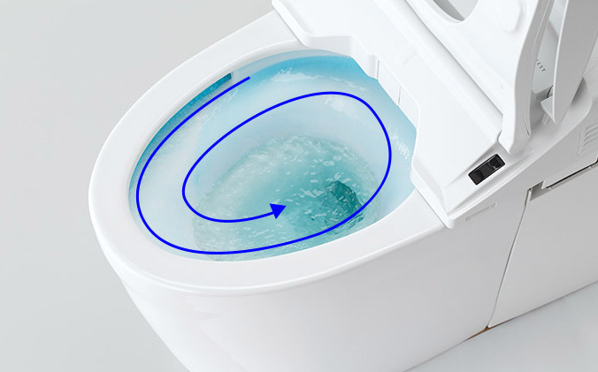 Bồn cầu ToTo ứng dụng công nghệ Tornado Flush