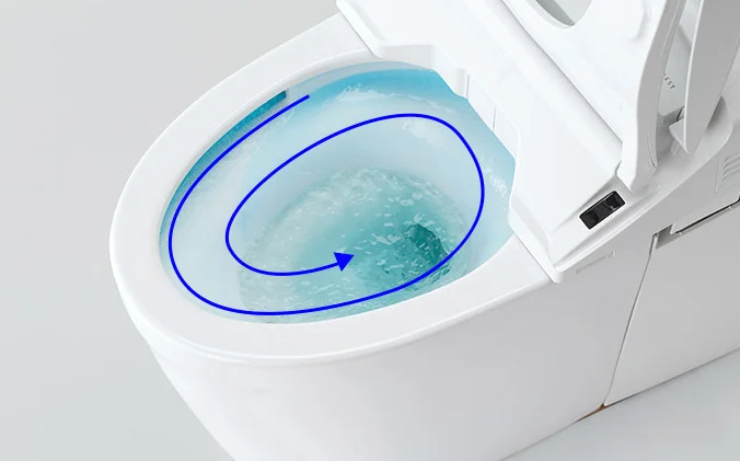 Bồn cầu ToTo ứng dụng công nghệ Tornado Flush