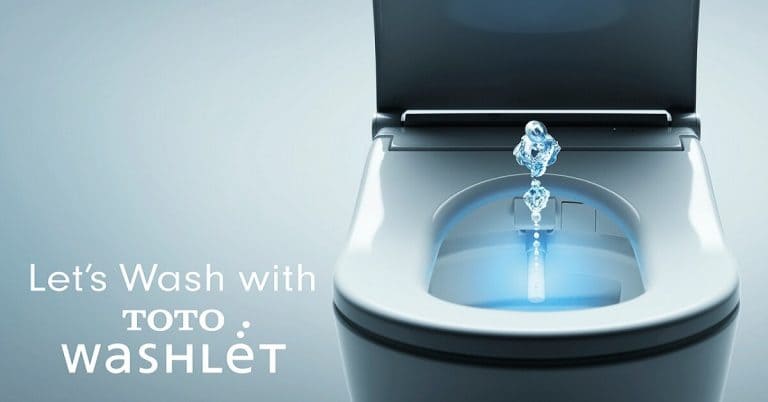 Bồn cầu TOTO washlet tiết kiệm nước và năng lượng 