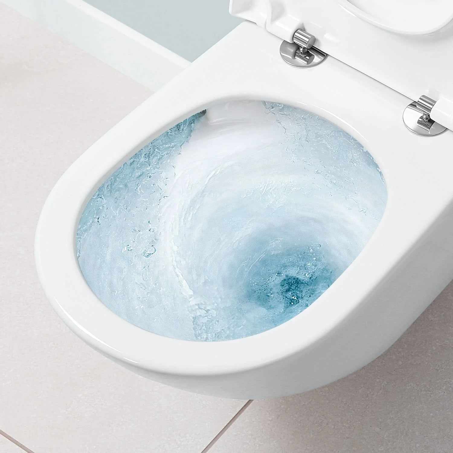 Công nghệ xả nước bồn cầu Villeroy-boch