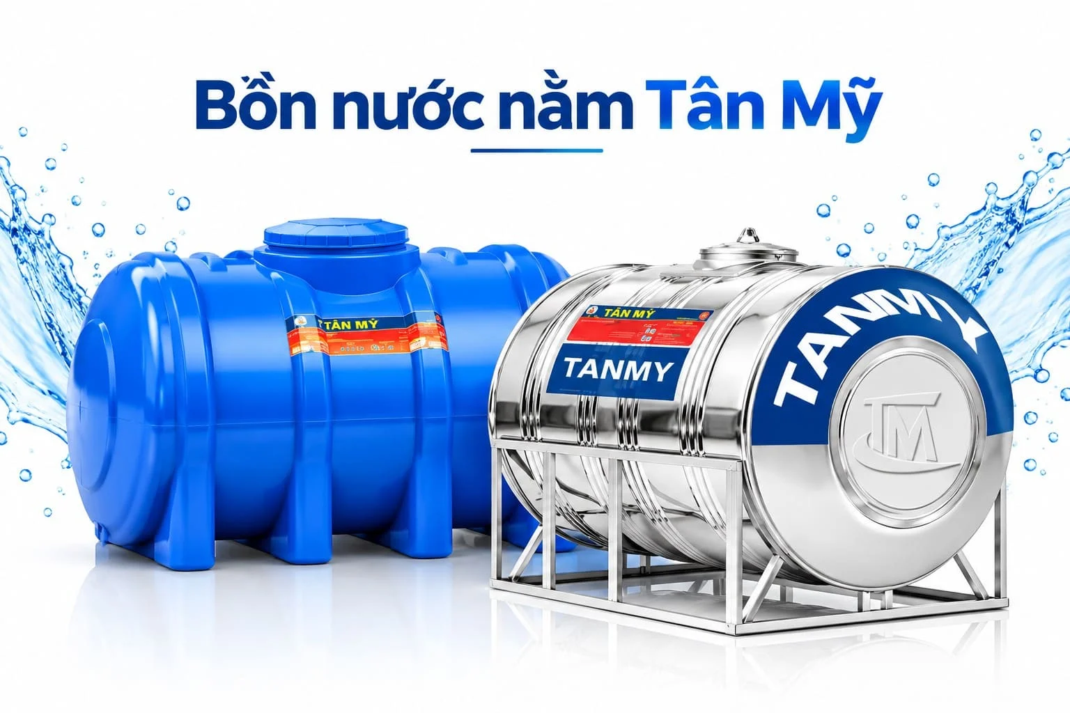 Bồn nước ngang Tân Mỹ