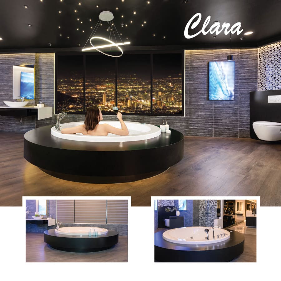 Bồn tắm âm sàn Clara