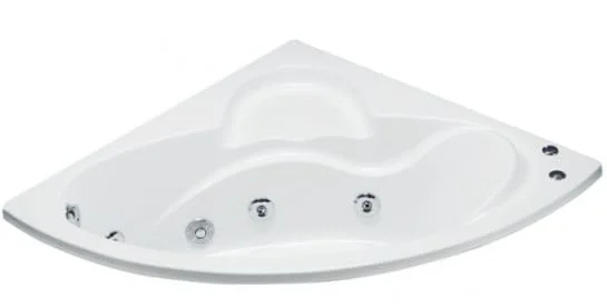Bồn tắm góc massage không chân yếm 1220cm Caesar MT5120A