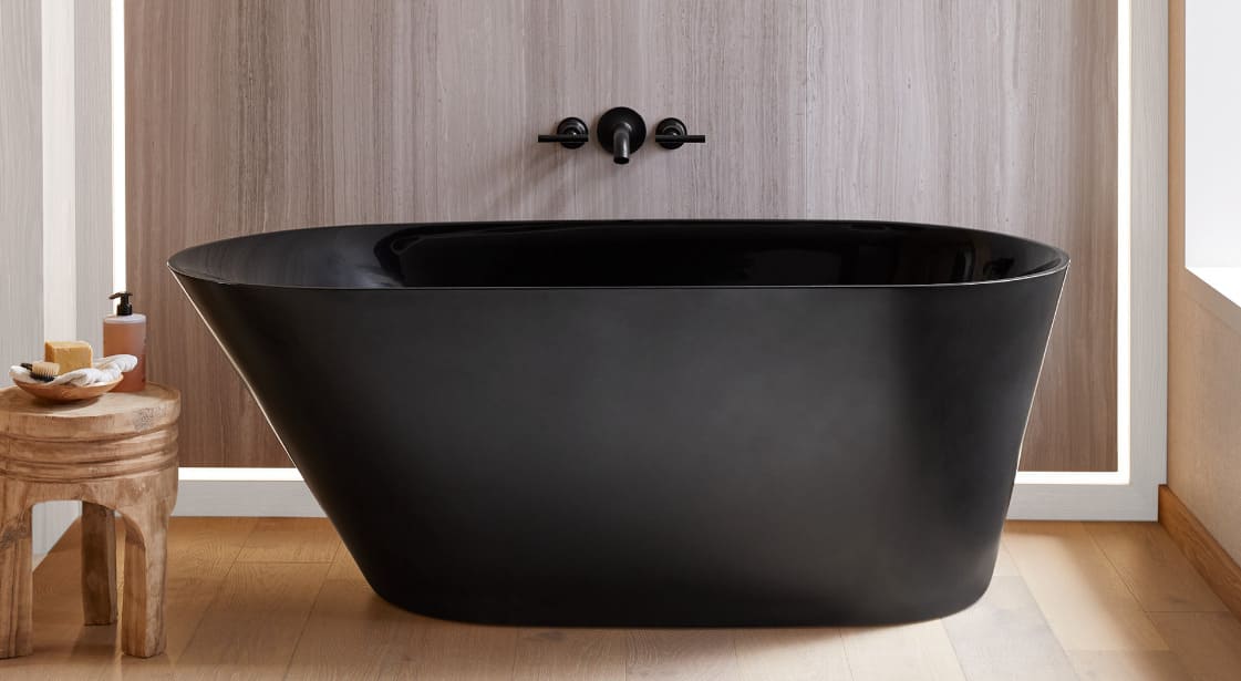 Bồn tắm màu đen Kohler 