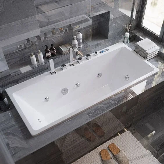 Bồn tắm thủy lức chữ nhật