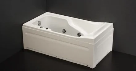 Bồn Tắm Massage 1.5M Chân Yếm Caesar MT0150L/R