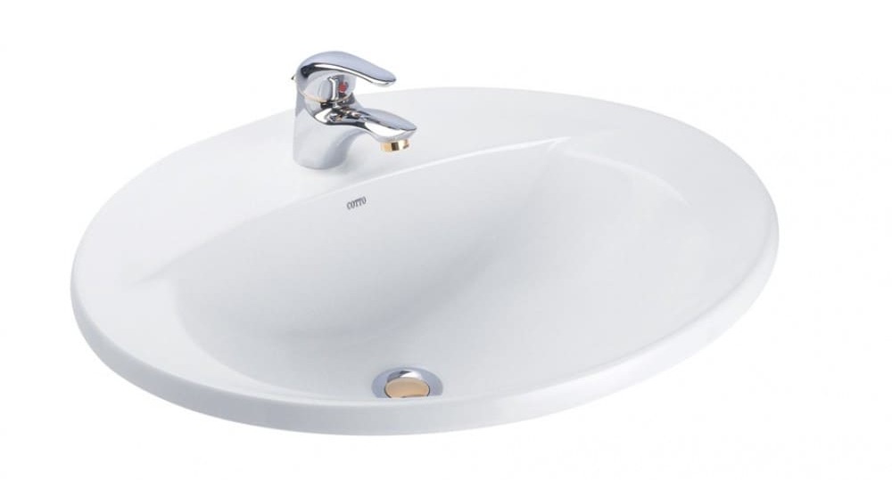 Chậu rửa mặt COTTO C02607 dương vành