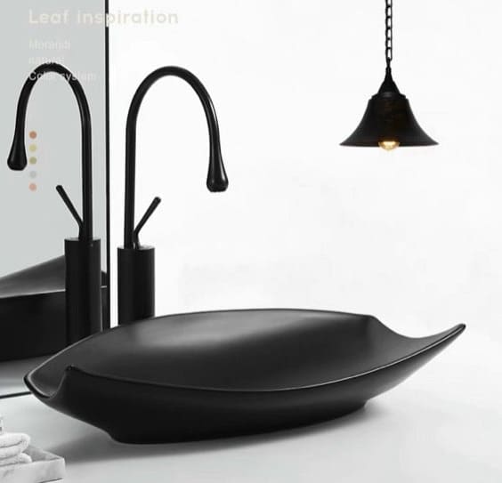 Các chất liệu vòi lavabo màu đen phổ biến