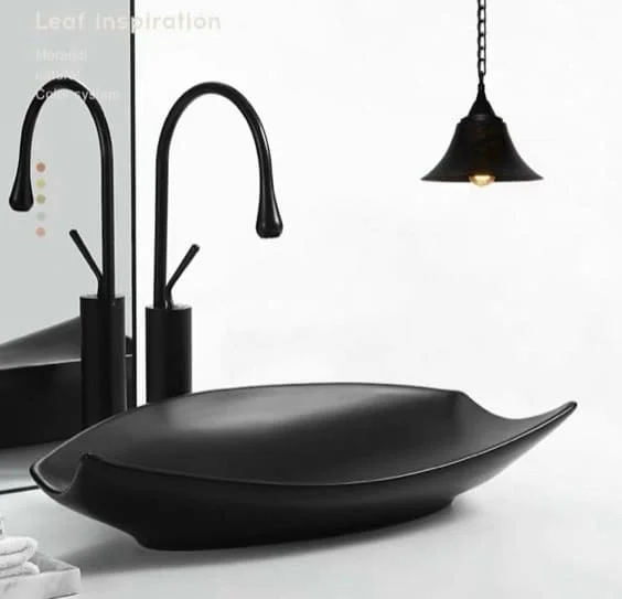 Các chất liệu vòi lavabo màu đen phổ biến