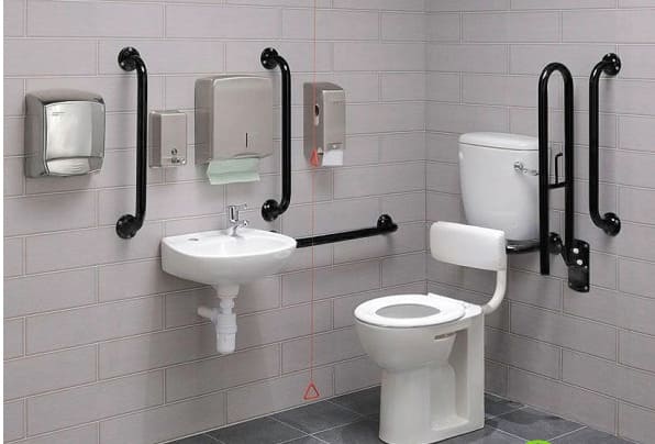 Các loại tay vịn cho nhà tắm