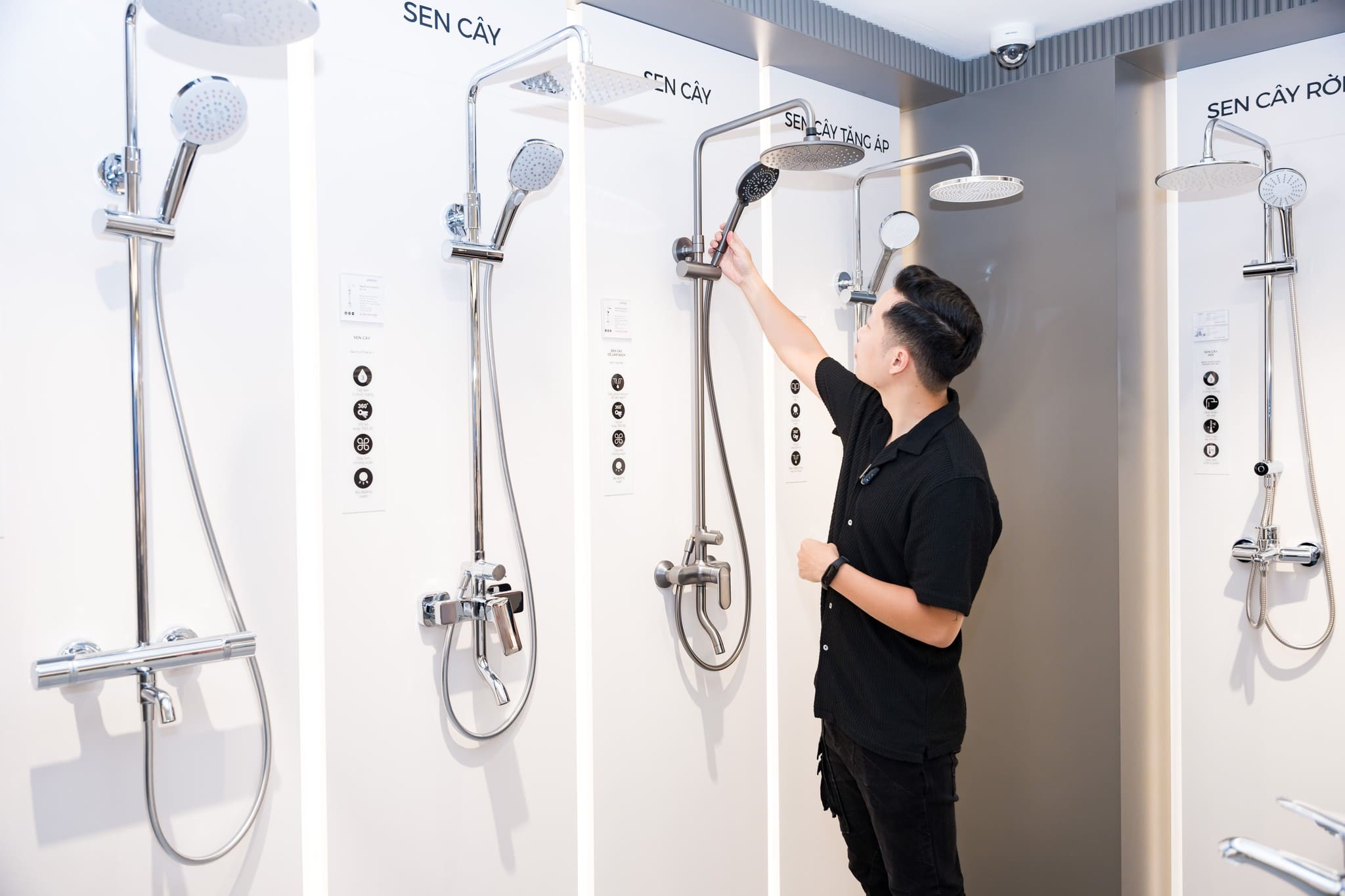 các ưu điểm nổi bật của sen tắm Jomoo