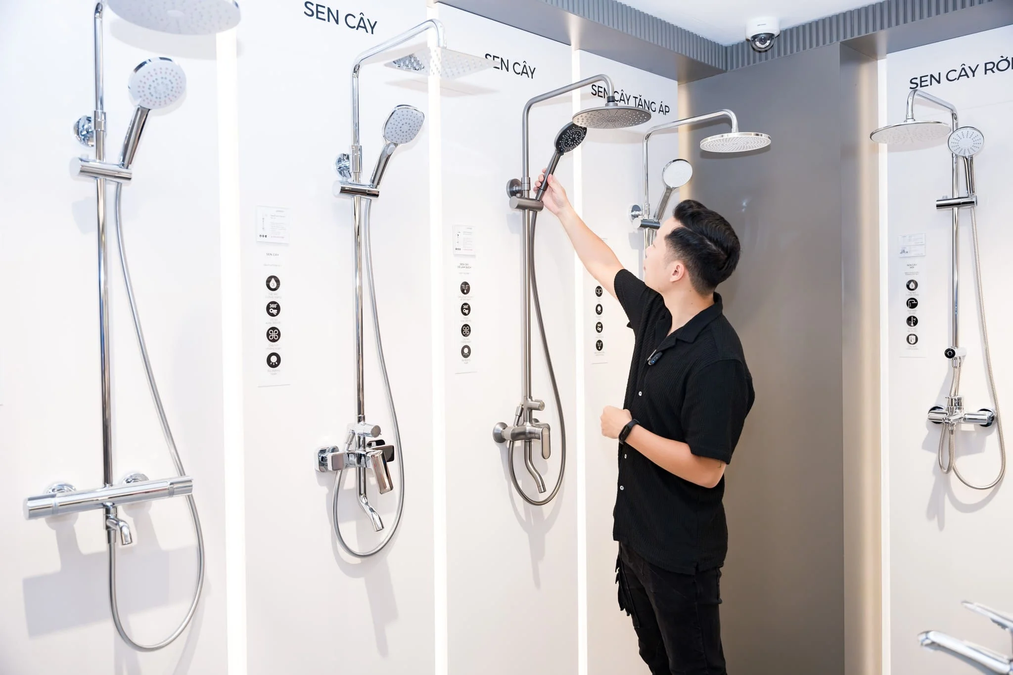 các ưu điểm nổi bật của sen tắm Jomoo
