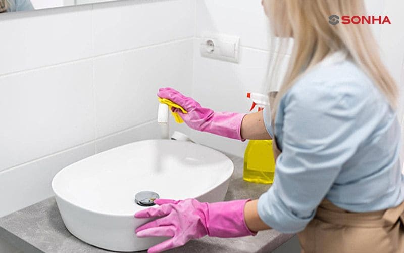 Cách bảo quản để lavabo luôn như mới 