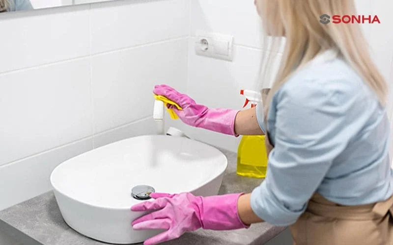 Cách bảo quản để lavabo luôn như mới 