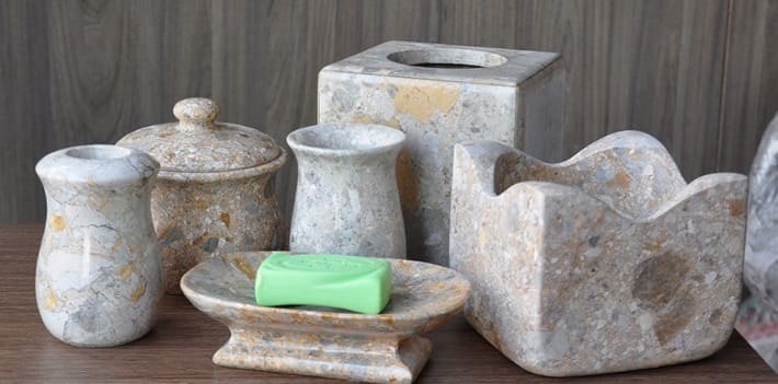  Bảo quản bộ phụ kiện bằng đá