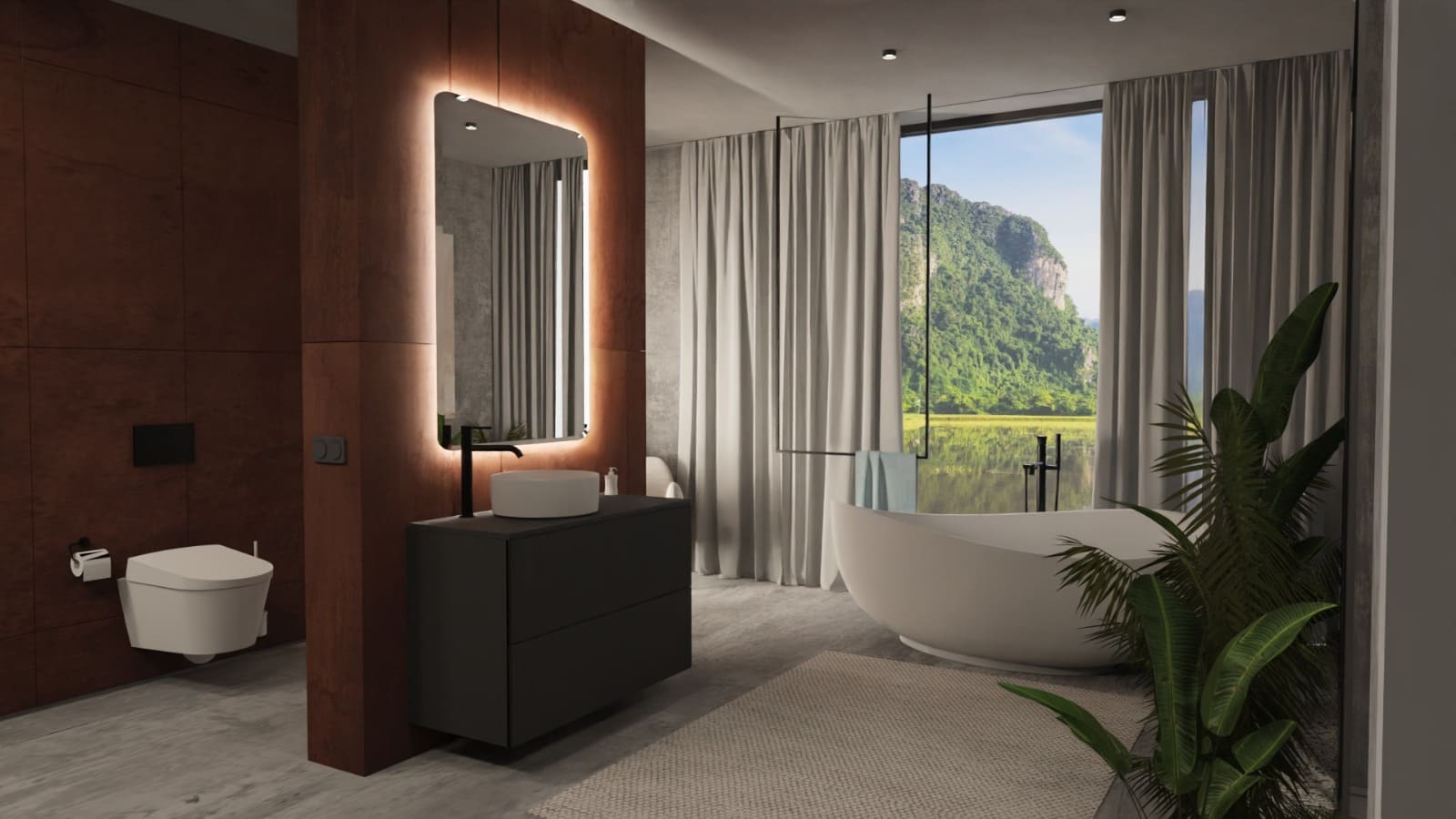 Cách biến nhà vệ sinh thành “thiên đường” với chậu lavabo Roca