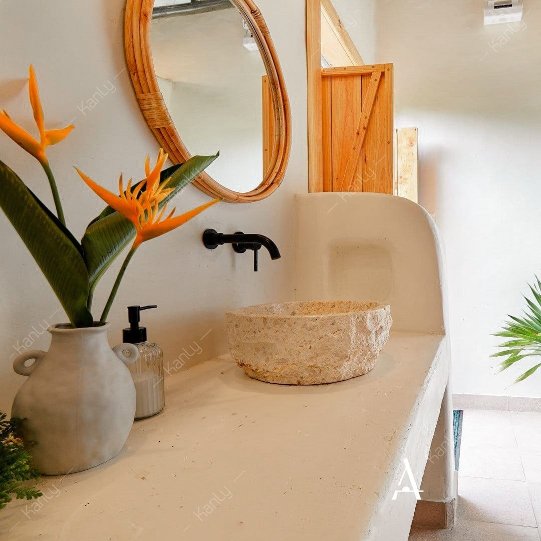 Mẹo chọn chậu đá phù hợp cho từng không gian