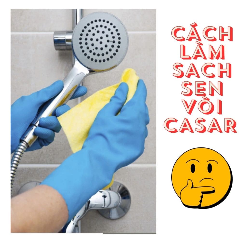 Cách làm vệ sinh sen vòi caesar đơn giản