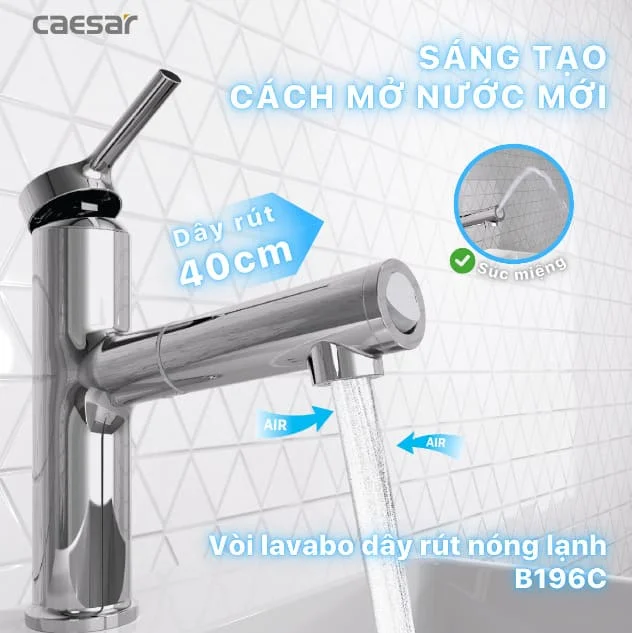 Vòi chậu Caesar B196C