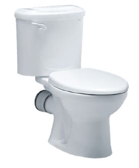 Bồn Cầu 2 Khối Xả Gạt Thoát Ngang Nắp Êm Caesar CPT1332