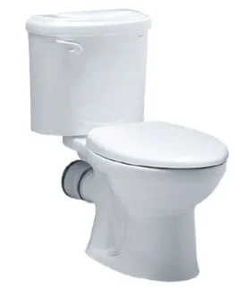 Bồn Cầu 2 Khối Xả Gạt Thoát Ngang Nắp Êm Caesar CPT1332