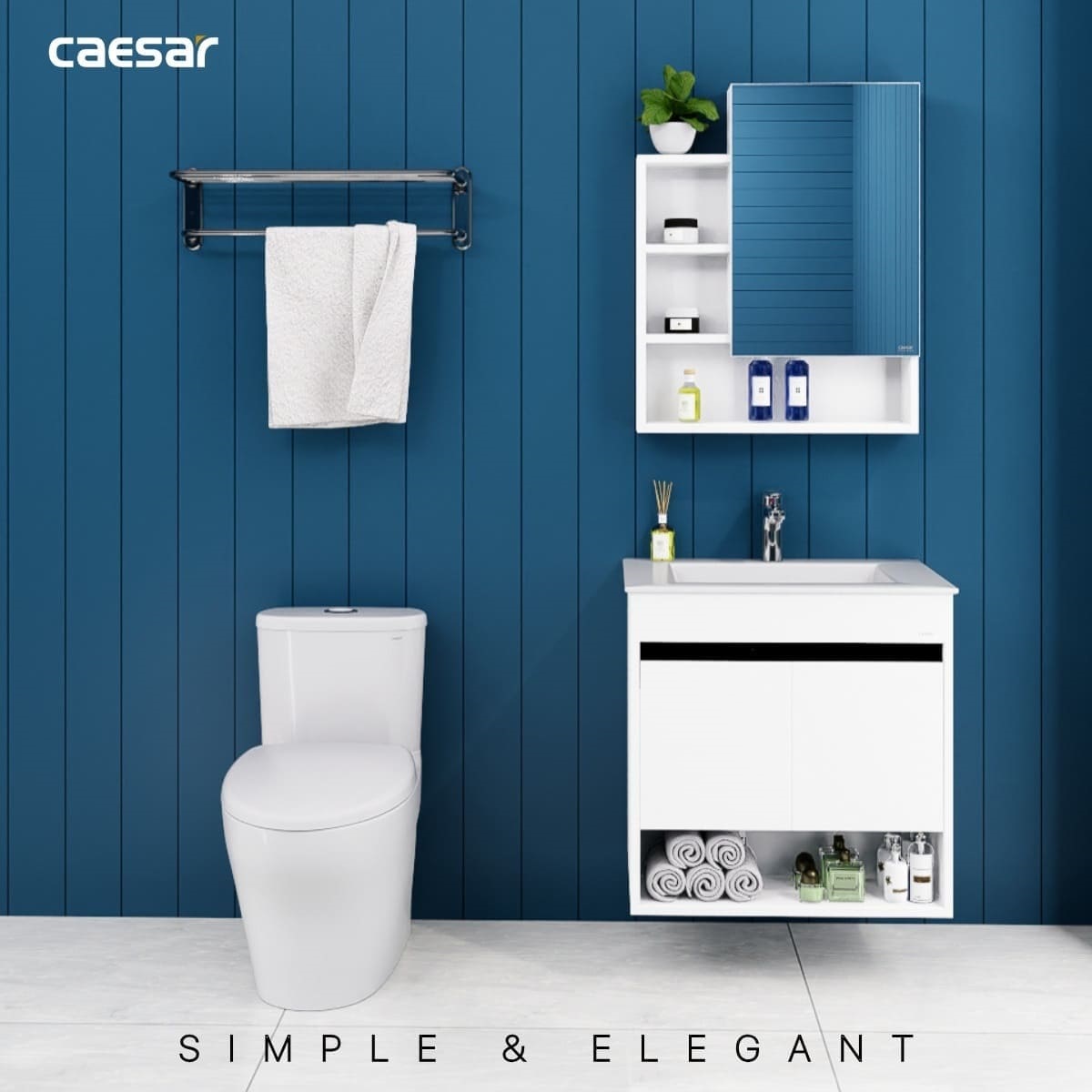 Tủ chậu Caesar LF5030+EH15030AV