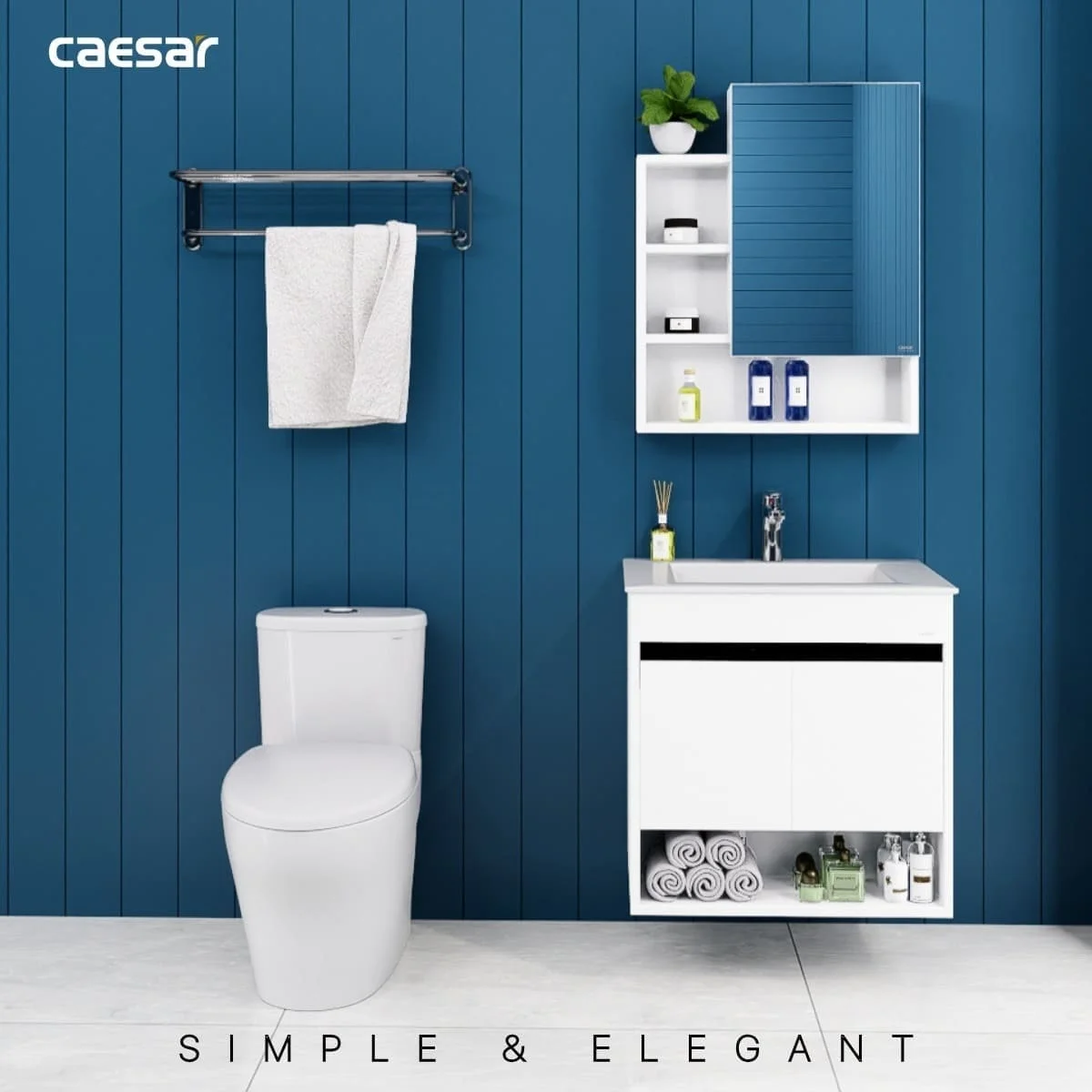 Tủ chậu Caesar LF5030+EH15030AV