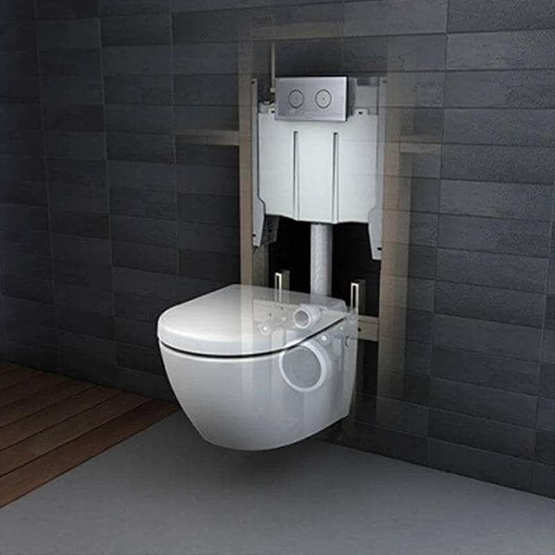 Cấu tạo và các bộ phận chính của bồn cầu âm tường