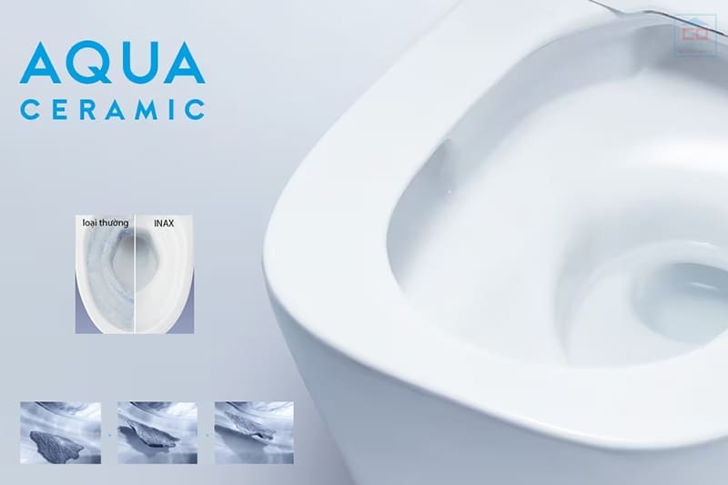 Bồn cầu chất liệu men sứ cao cấp